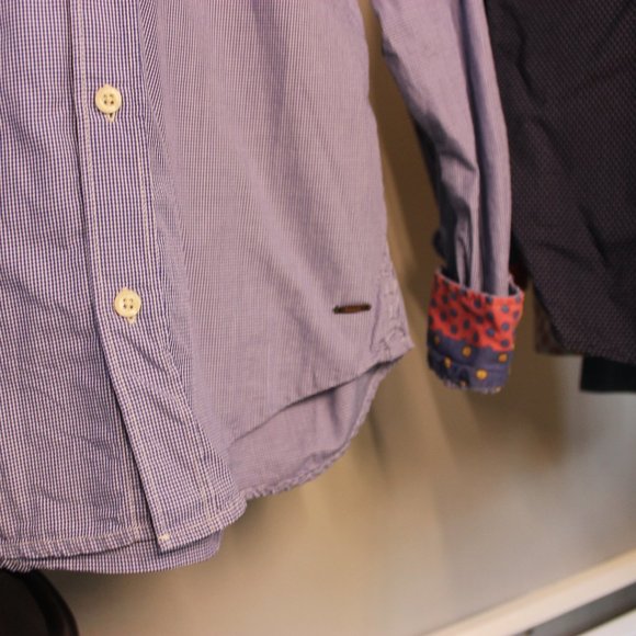 Scotch & Soda LS tight checkered print button down - Picture 3 of 4